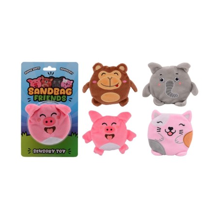 Johntoy Sandbagger knuffel op kaart