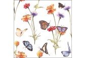 Ambiente Servetten Butterfly garden 33cm