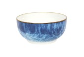Schaaltje Ø14cm reactive glaze blue 6st