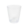 Drinkglas lines clear 335ml Ø9x10cm 6st