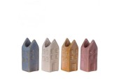 Bloemenvaas huisje Amsterdam M 3x3x8cm