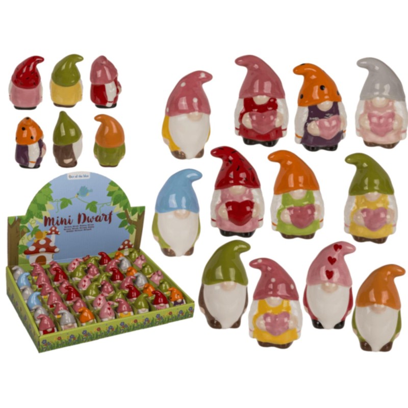 Mini Dwerg keramiek 3x5cm