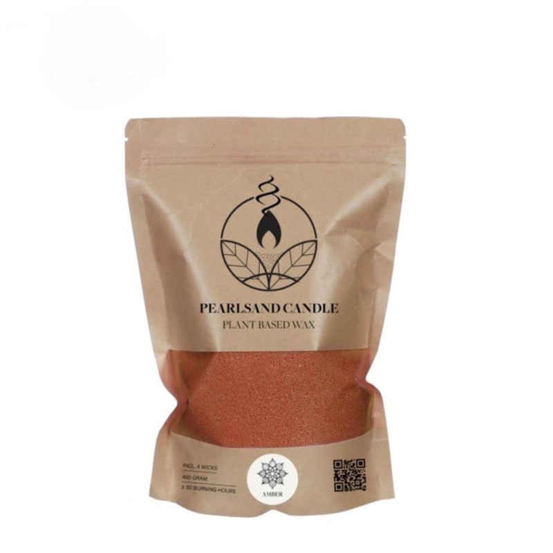 Kaarsenzand met geur Amber 400 gram