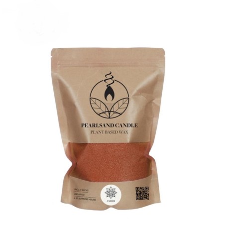 Kaarsenzand met geur Amber 400 gram