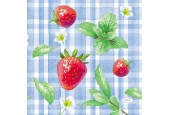 Duni Servetten Strawberry Picnic 24x24cm