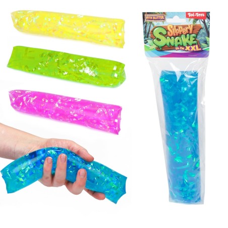 Fun XXL gladjanus 26cm met glitterfolie