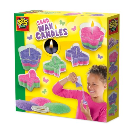 Ses Zand was kaarsen