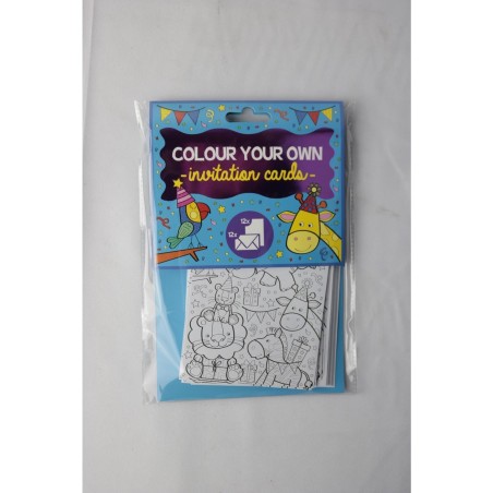 Kleur je eigen uitnodigingskaarten