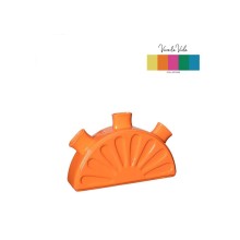 Limon vaas 18,5x5h11,5cm orange