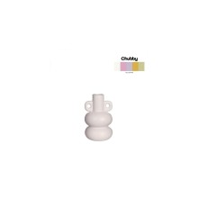 Chubby kaarsenhouder H12cm off white