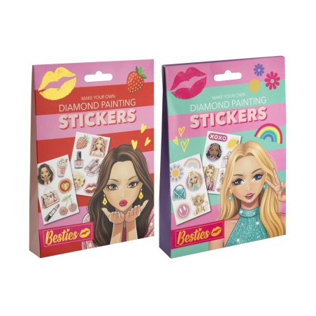 Besties Diamond painting stickers