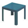 Miami bijzet tuintafel 40x40cm blauw