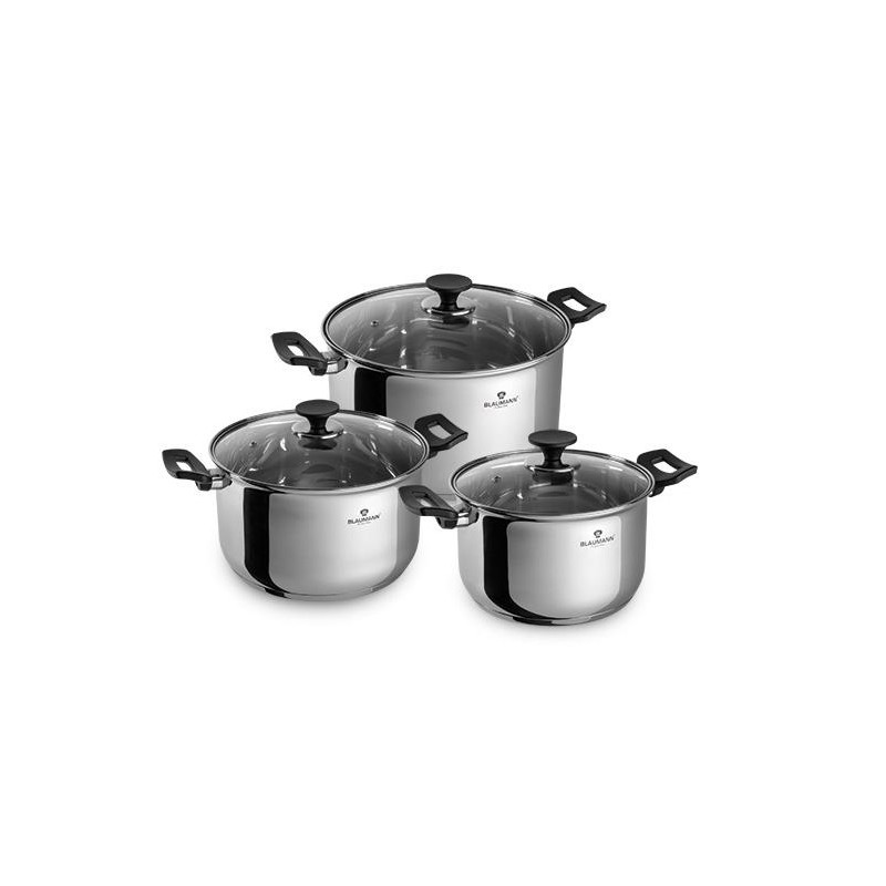 Blaumann Pannenset 6-delig Gourmet Line Blaumann Pannenset 6-delig Gourmet Line