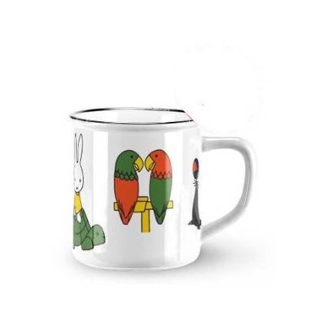 Mok Nijntje & animals Ø8xh7,5cm keramiek