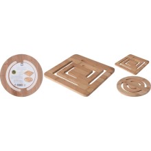 Onderzetter bamboe 20x20cm