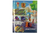 Kleur- en Stickerboek Voertuigen