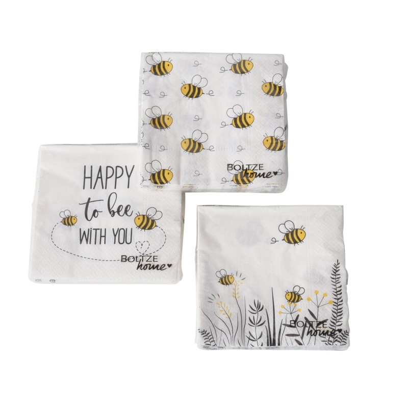 Boltze Home Servetten Summy De Bij 20 Stuks 33x33cm