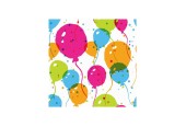Duni Servetten Splash Balloons 33x33cm