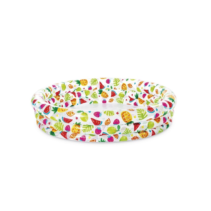 Intex zwembad 3 rings fruitprint 132x28