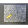 Prikvilt met prikpen 20x15x1 cm grijs