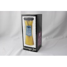 voorraadpot met tekst pasta