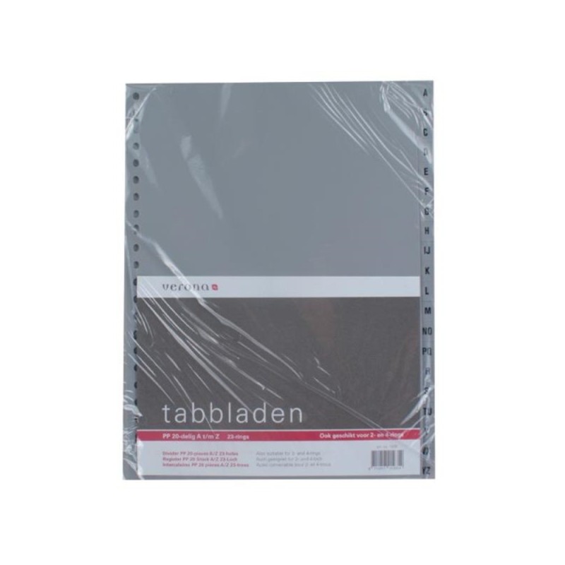 Verona tabbladen A4 23rings A-Z 20 delig