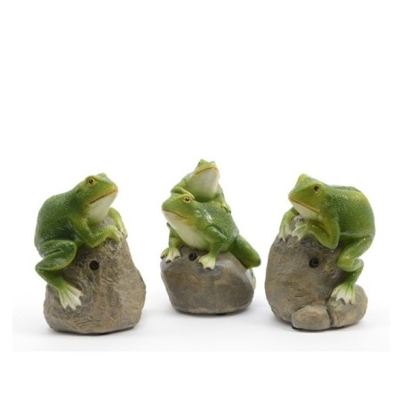Tuinbeeld Kikker met sensor 8x7.4x11,5