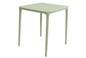 Tafel Porto kunststof 65x65cm groen