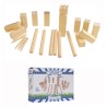 Kubb spel groot hout 21-delig