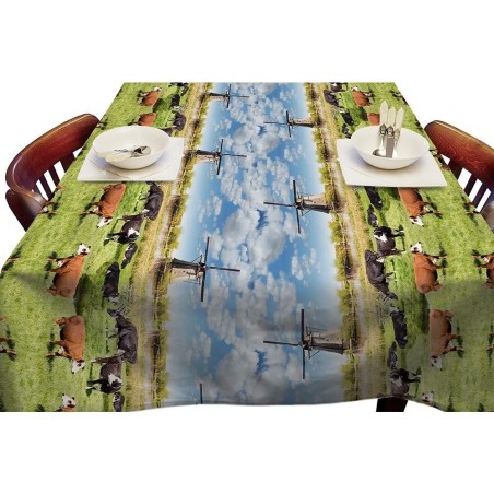 Tafelkleed molens PVC 140x250cm
