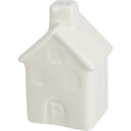 Peper en zout stel huisjes wit