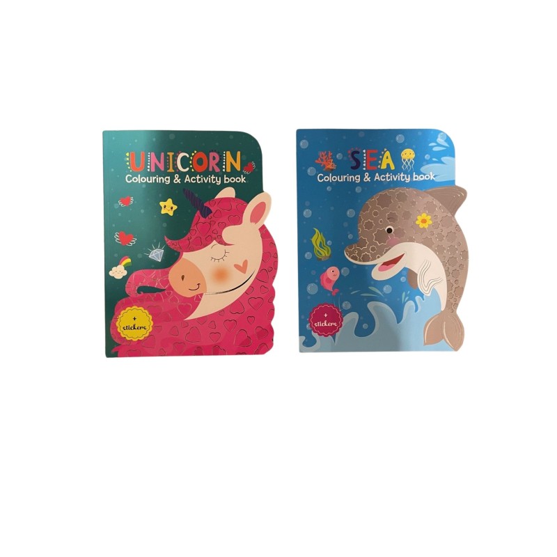 Gevormd kleur -en activiteitenboek