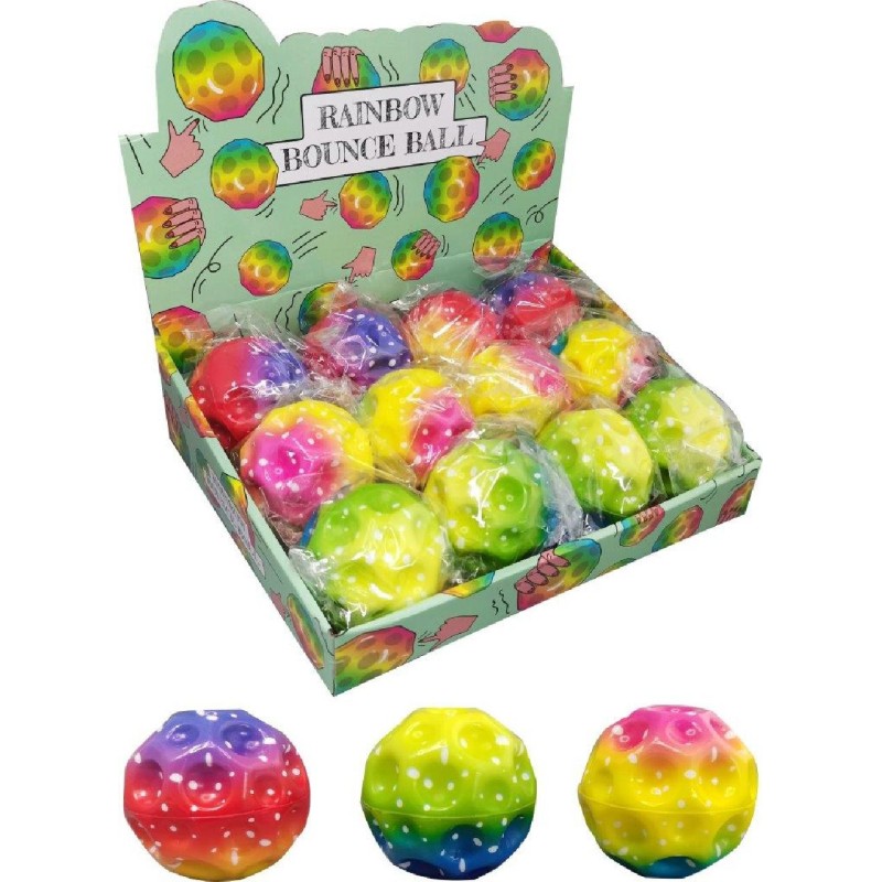 Rainbow super stuiterbal Ø6,5cm