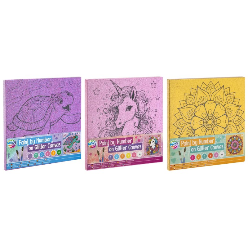 Moxy Schilderen op nummer glitter