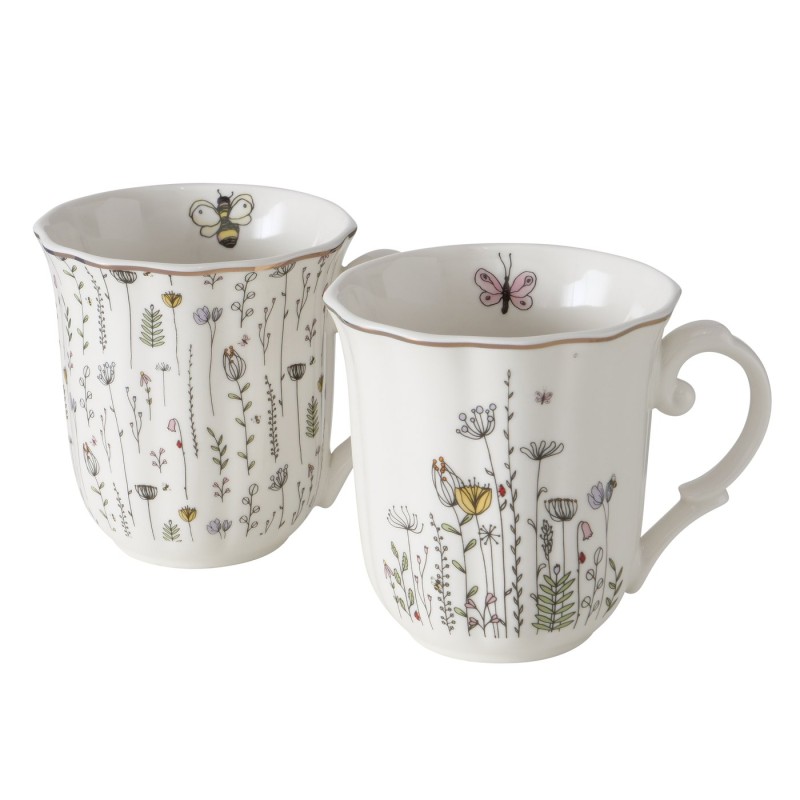 Boltze Home Mug Kamilla 350ml - 12x9x10cm - disponible en papillon ou chez