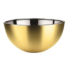 Schaal RVS Ø13cm goudkleurig