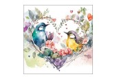 Ambiente Servetten Loving birds 33x33cm