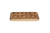 Alpina Houten eiertray voor 6 eieren