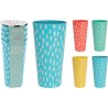 Bekerset 4-delig 400ml kunststof