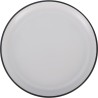 Bord melamine Ø25cm wit