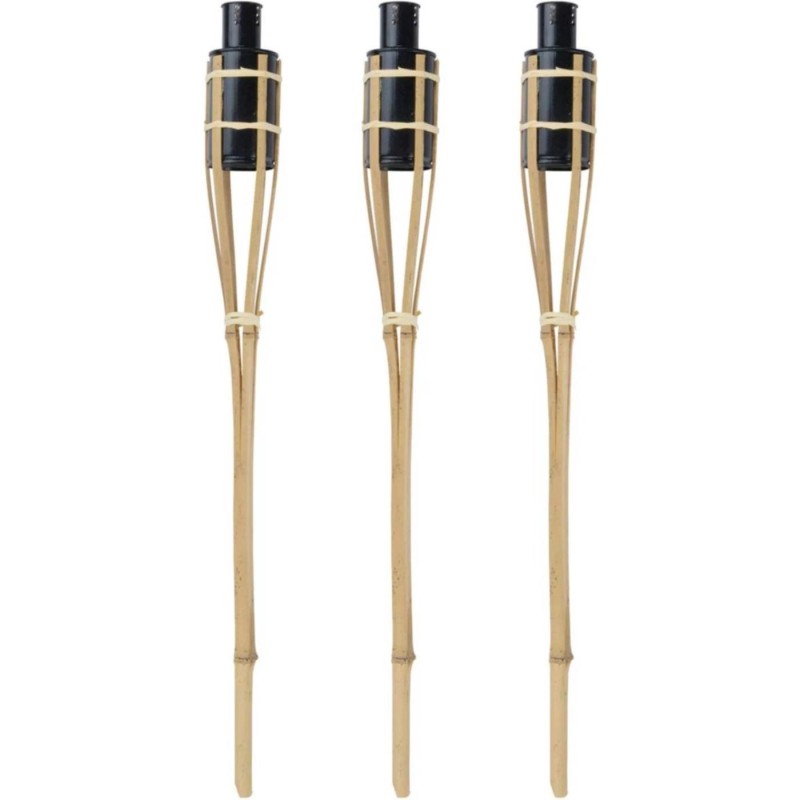 Bamboe fakkelset 3-delig Ø6x63cm