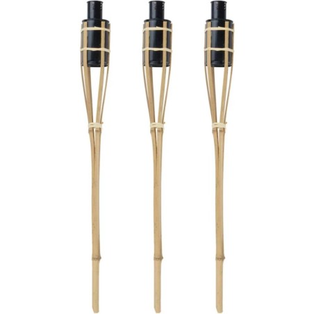 Bamboe fakkelset 3-delig Ø6x63cm