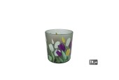 Theelicht Tulp glas 7,5x7,5x8cm