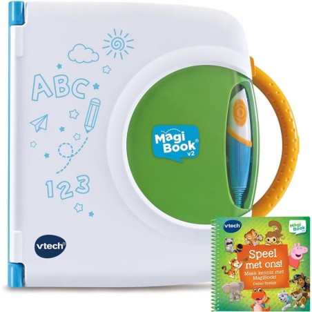 Vtech Magibook V2 starterpack groen