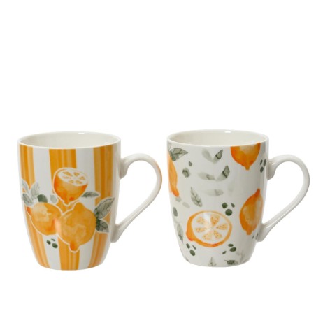 Mok porselein 340ml citroen