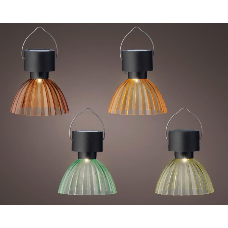 Solar hanglampje kunststof Ø8cmx10cm