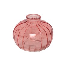 Vaas donker roze 11x11x8,7cm