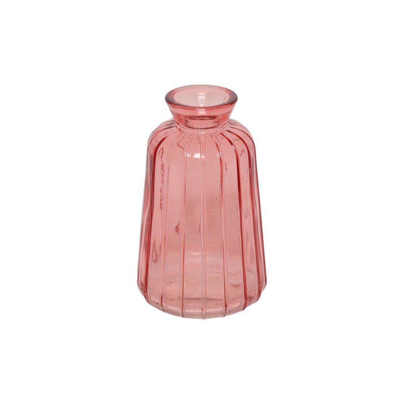 Vaas donker roze 6,5x6,5x11cm