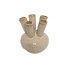 Tulpen vaas M beige 18,5x18,5x21cm