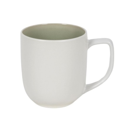 Koffiemok matwit/groen 350ml 6 stuks